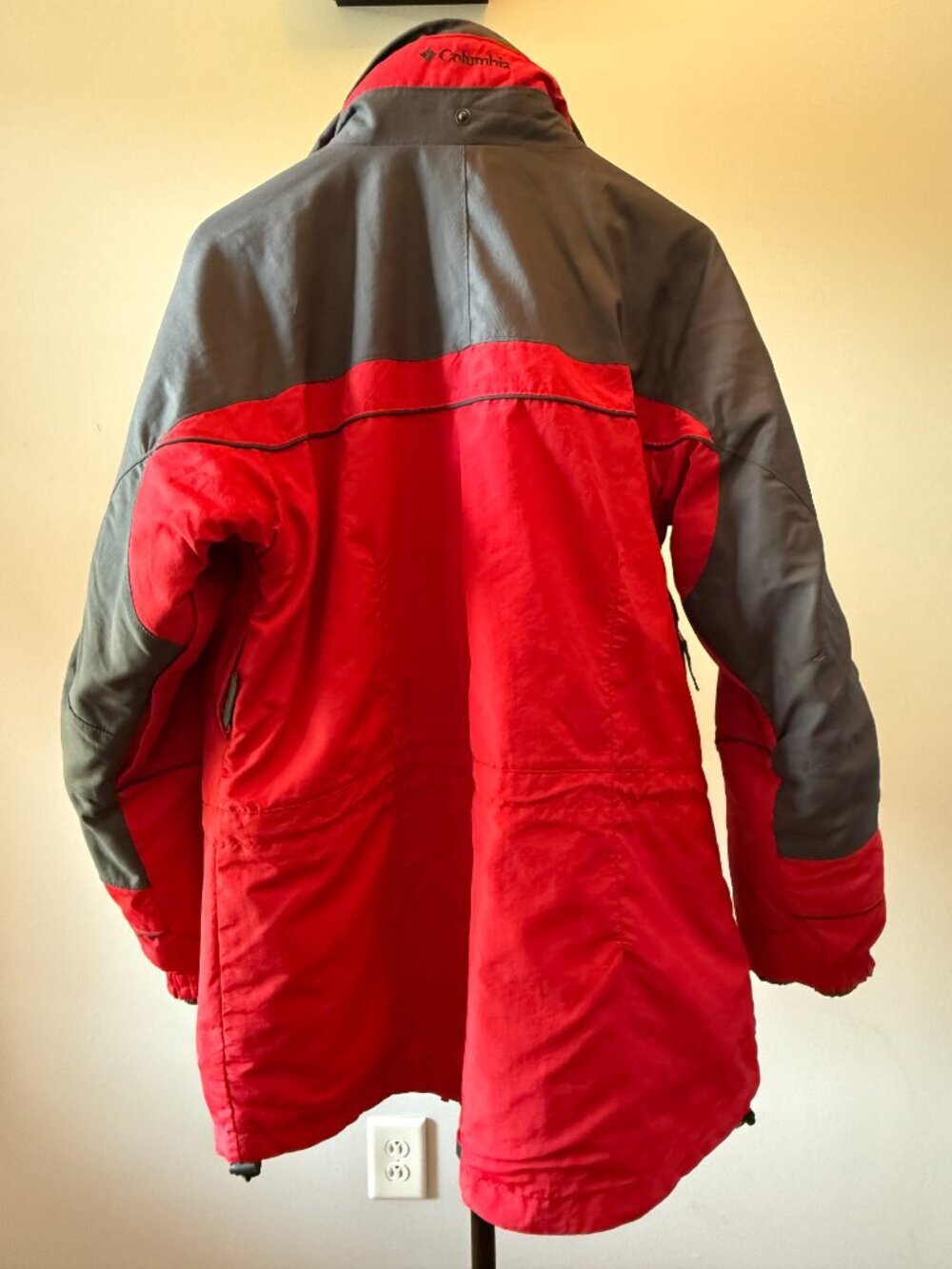 Columbia Women's 3-in-1 Interchange Jacket Red Gray Large - Picture 4 of 5
